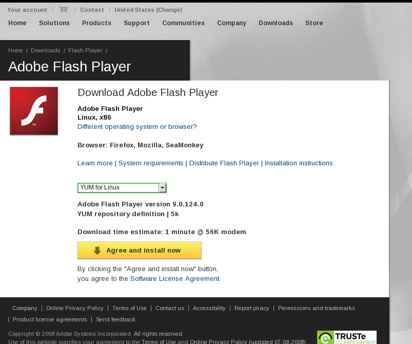 Free adobe flash player 12 download